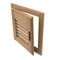 Whitecap Teak Louvered Door & Frame - Right Hand - 12" x 12" [60720] - Mealey Marine