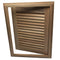 Whitecap Teak Louvered Door & Frame - Right Hand - 15" x 20" [60724] - Mealey Marine