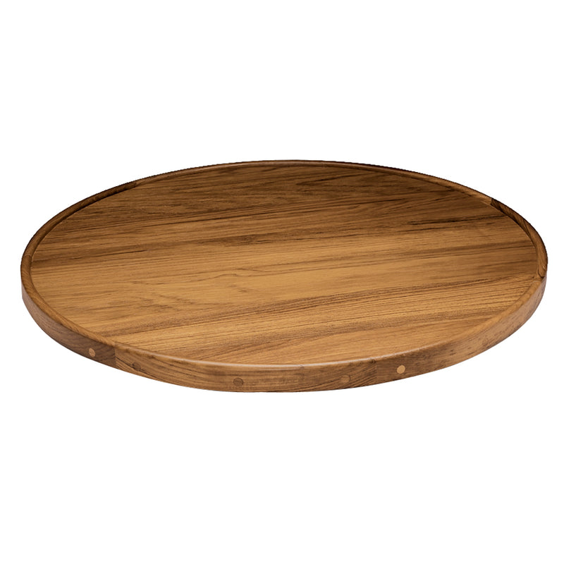 Whitecap Teak Round Table Top - 24" x 1-1/8" [61397] - Mealey Marine