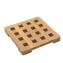 Whitecap Teak Small Square Trivet - 6" [62420] - Mealey Marine