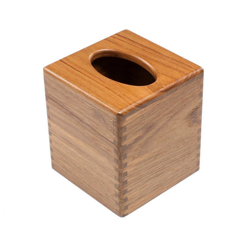 Whitecap Teak Tissue Box Holder [62344] - Mealey Marine