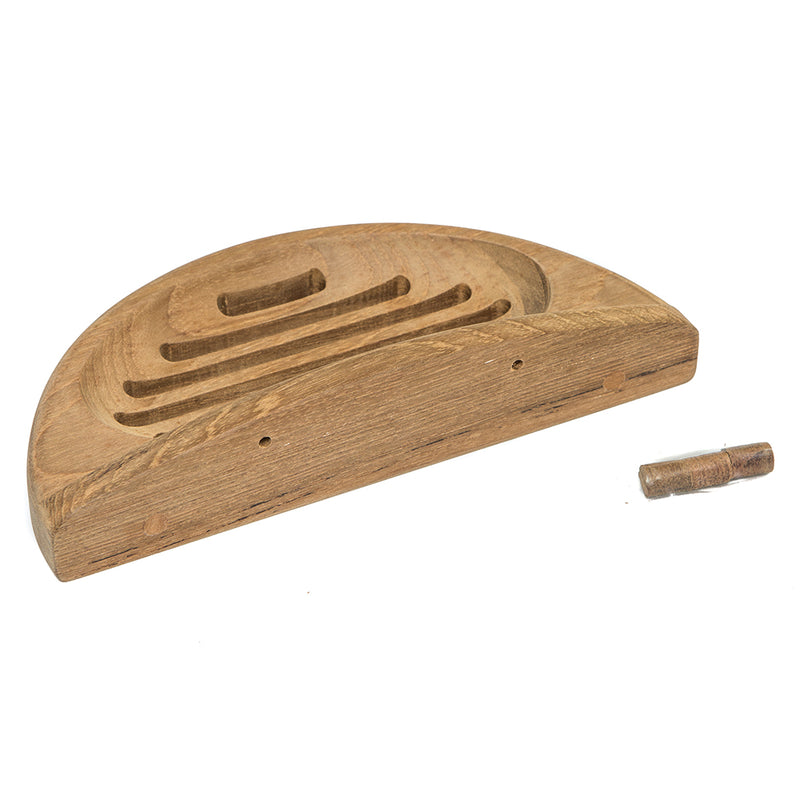 Whitecap Teak Oval Soap Dish [62315] - Mealey Marine