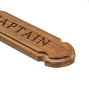 Whitecap Teak "CAPTAIN" Name Plate [62670] - Mealey Marine