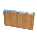 Whitecap Teak Double-Wide Magazine Rack [62508] - Mealey Marine