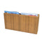 Whitecap Teak Double-Wide Magazine Rack [62508] - Mealey Marine