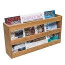 Whitecap Teak Double-Wide Magazine Rack [62508] - Mealey Marine