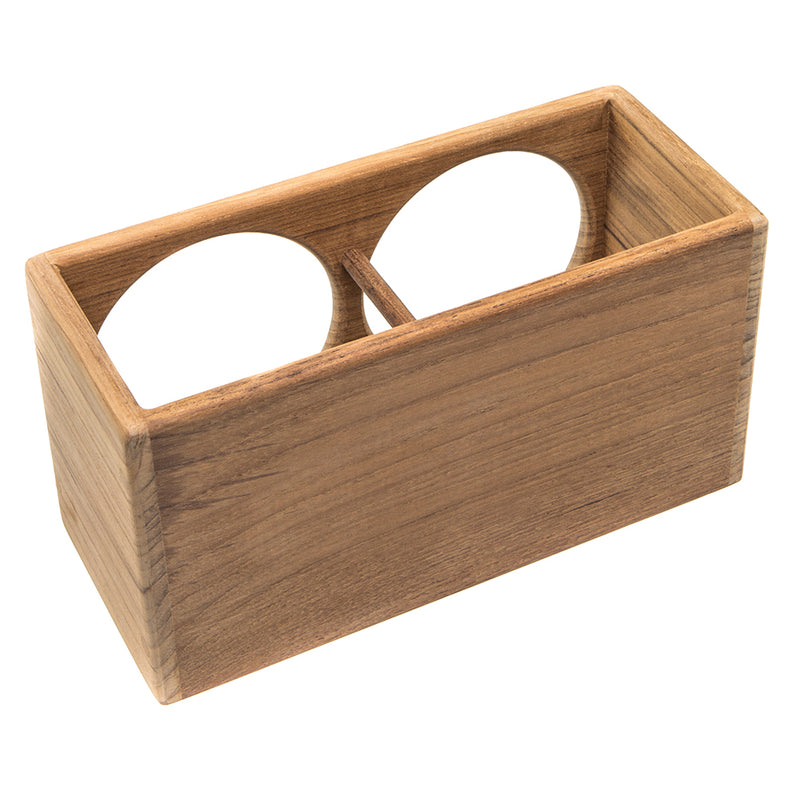 Whitecap Teak Two Insulated Drink Rack [62612] - Mealey Marine