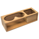 Whitecap Teak Two Insulated Drink/Binocular Rack w/Tray [62616] - Mealey Marine