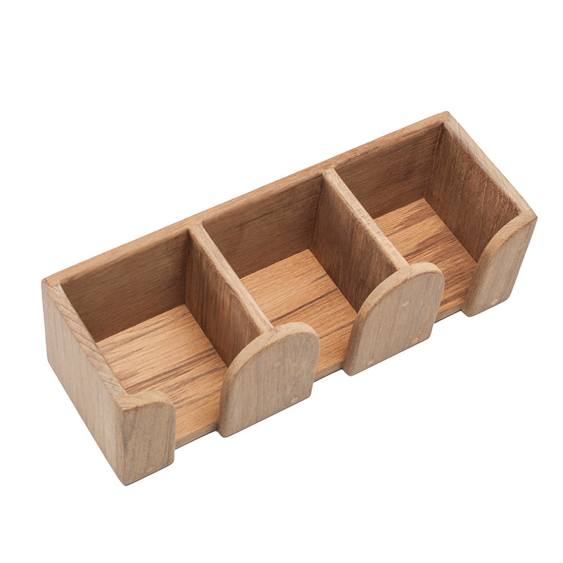 Whitecap Teak THree Mug Rack [62410] - Mealey Marine