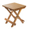 Whitecap Teak Grooved Top Fold-Away Table/Stool [60034] - Mealey Marine