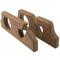 Whitecap Teak Two-Rod Storage Rack - Pair [60610] - Mealey Marine