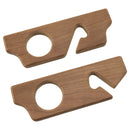 Whitecap Teak Two-Rod Storage Rack - Pair [60610] - Mealey Marine