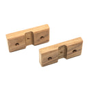 Whitecap Teak Rod Storage Rack Mounting Brackets - Pair [60609] - Mealey Marine