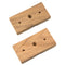 Whitecap Teak Rod Storage Rack Mounting Brackets - Pair [60609] - Mealey Marine