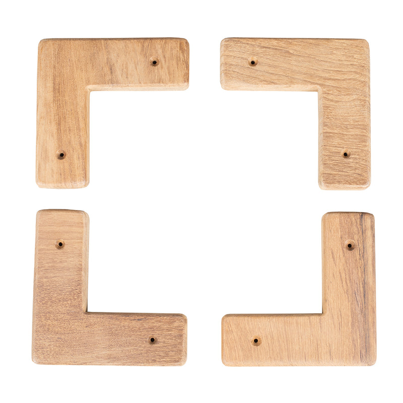 Whitecap Teak Cooler/Box Chocks - 4 Pack [60329] - Mealey Marine