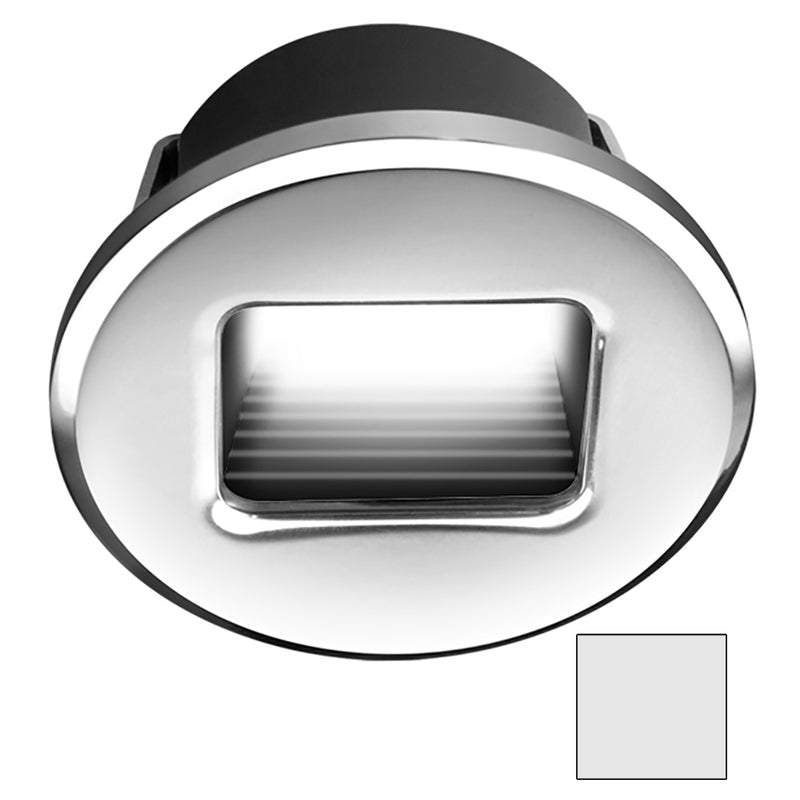 i2Systems Ember E1150Z Snap-In - Polished Chrome - Round - Cool White Light [E1150Z-11AAH] - Mealey Marine