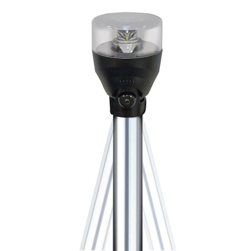 Attwood LED Articulating All Around Light - 42" Pole [5530-42A7] - Mealey Marine