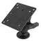 RAM Mount 4.75" Square Base VESA Plate 75mm and 100mm Hole Patterns w/Short Arm Surface Mount [RAM-101U-B-246] - Mealey Marine