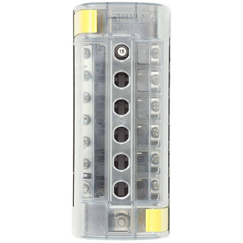 Blue Sea 5052 ST CLB Circuit Breaker Block - 6 Position w/Negative Bus [5052] - Mealey Marine