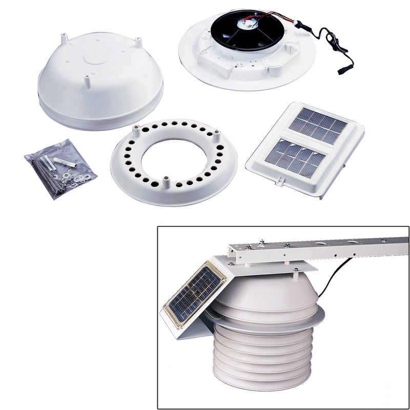 Davis Daytime Fan Aspirated Radiation Shield Kit [7747] - Mealey Marine