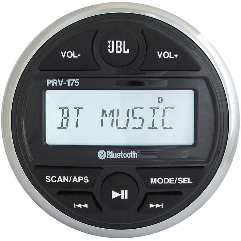 JBL PRV 175 AM/FM/USB/Bluetooth Gauge Style Stereo [JBLPRV175] - Mealey Marine