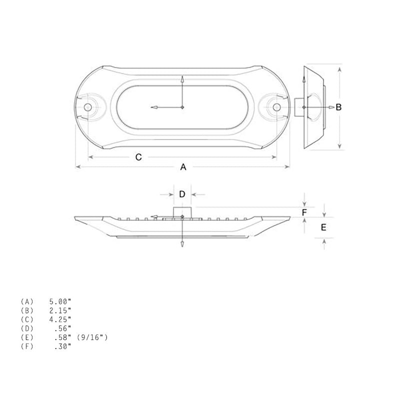 Attwood Light Armor Underwater LED Light - 6 LEDs - White [65UW06W-7] - Mealey Marine