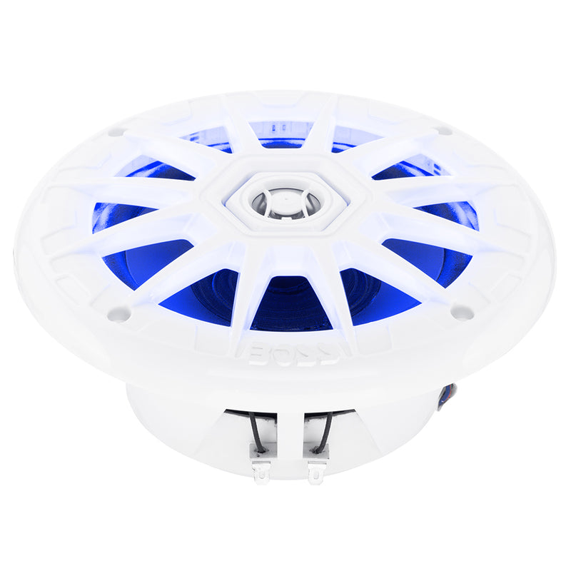 Boss Audio MRGB65 Coaxial Marine 6.5" Speakers w/RGB LED Lights [MRGB65] - Mealey Marine