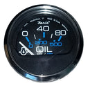 Faria Chesapeake Black SS 2" Oil Pressure Gauge - 80 PSI [13702] - Mealey Marine