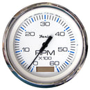 Faria Chesapeake White SS 4" Tachometer w/Hourmeter - 6,000 RPM (Gas - Inboard) [33832] - Mealey Marine