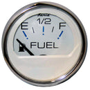 Faria Chesapeake White SS 2" Fuel Level Gauge (E-1/2-F) [13801] - Mealey Marine