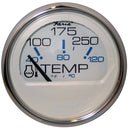 Faria Chesapeake White SS 2" Water Temperature Gauge (100-250 DegreeF) [13804] - Mealey Marine