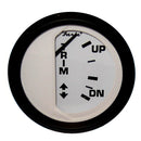 Faria Euro White 2" Trim Gauge (Mercury / Mariner / Mercruiser / Volvo DP / Yamaha-2001 and newer) [12916] - Mealey Marine