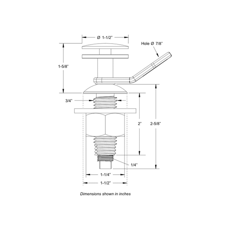 TACO Quick Release Fender Lock [F16-0151-1] - Mealey Marine