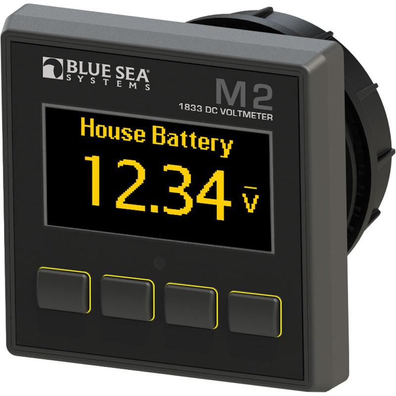 Blue Sea 1833 M2 DC Voltmeter [1833] - Mealey Marine