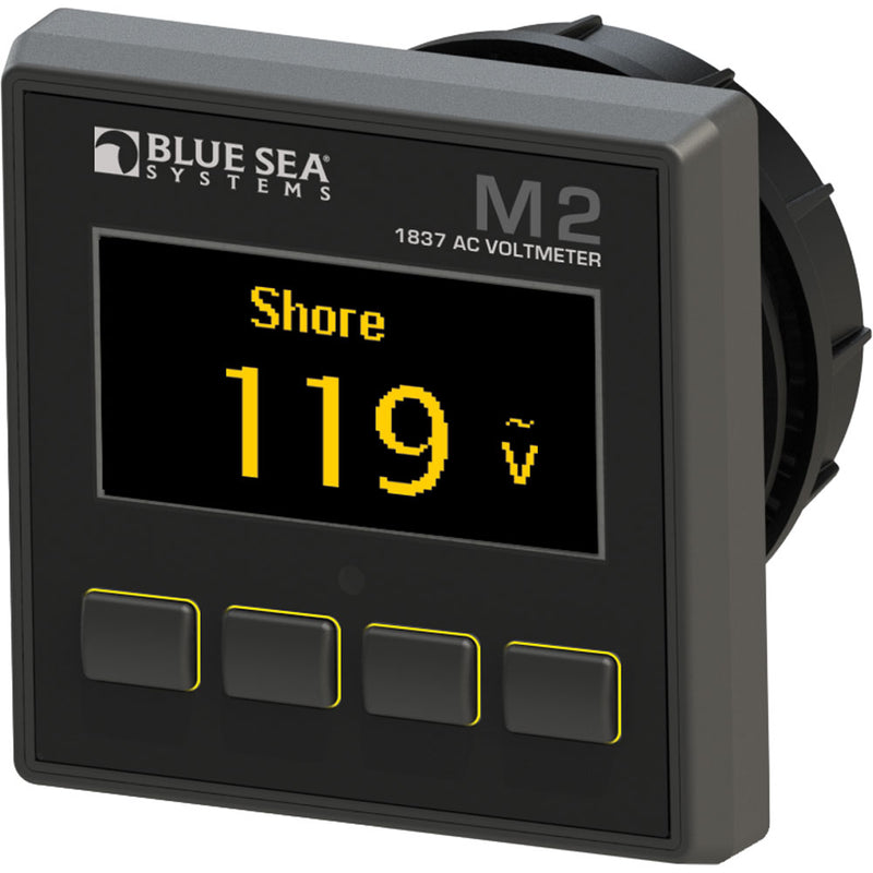 Blue Sea 1837 M2 AC Voltmeter [1837] - Mealey Marine