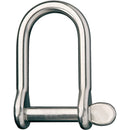 Ronstan Wide Dee Shackle - 1/4"Pin - 1-17/32"L x 1-7/32"W [RF1853] - Mealey Marine