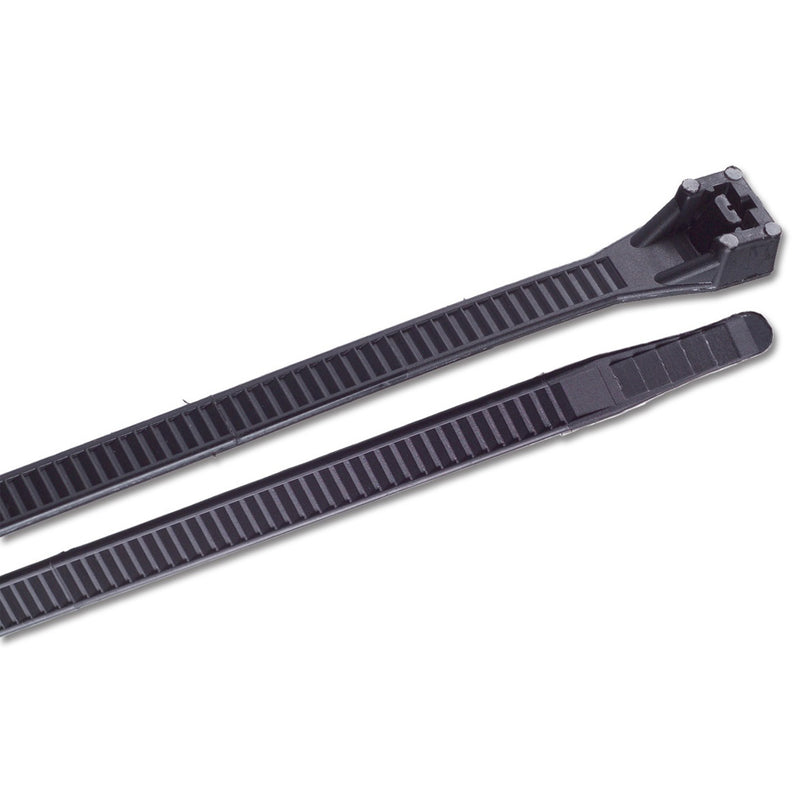 Ancor 15" UV Black Heavy Duty Cable Zip Ties - 25 Pack [199259] - Mealey Marine