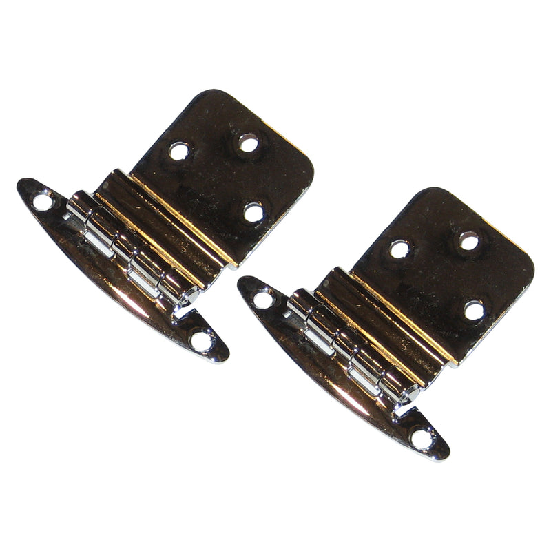 Perko Chrome Plated Brass 3/8" Inset Hinges [0271DP0CHR] - Mealey Marine