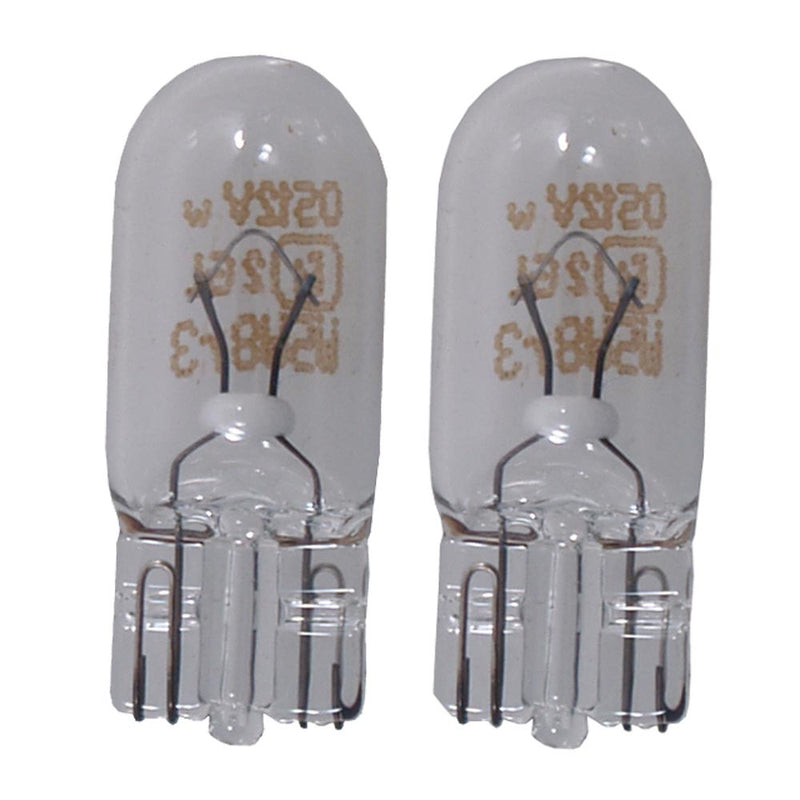 Perko Wedge Base Bulb - 12V, 5W, .35A - Pair [0338DP1CLR] - Mealey Marine