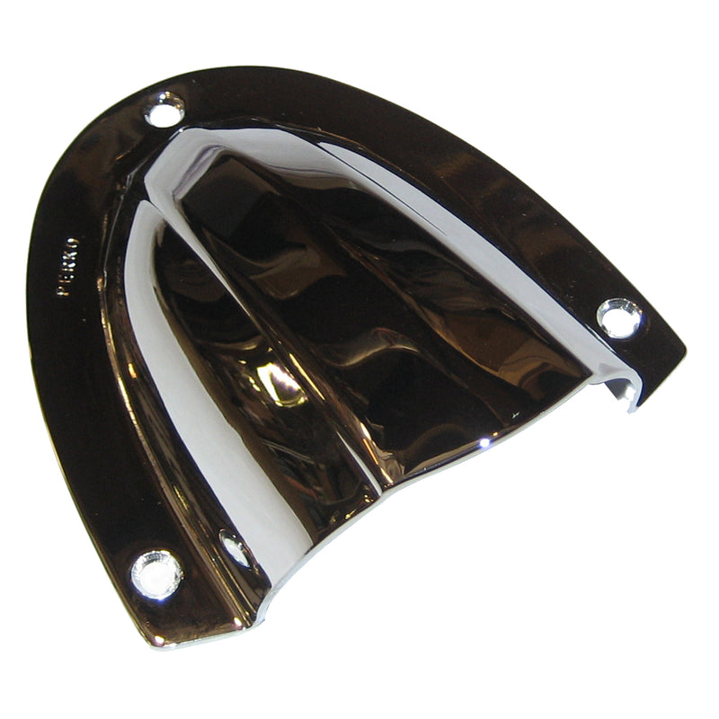 Perko Clam Shell Ventilator - Chrome Plated Brass - 4" x 3-3/4" [0339DP0CHR] - Mealey Marine