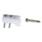 Perko Door Catches - White Nylon/Stainless - Pair [0554DP] - Mealey Marine