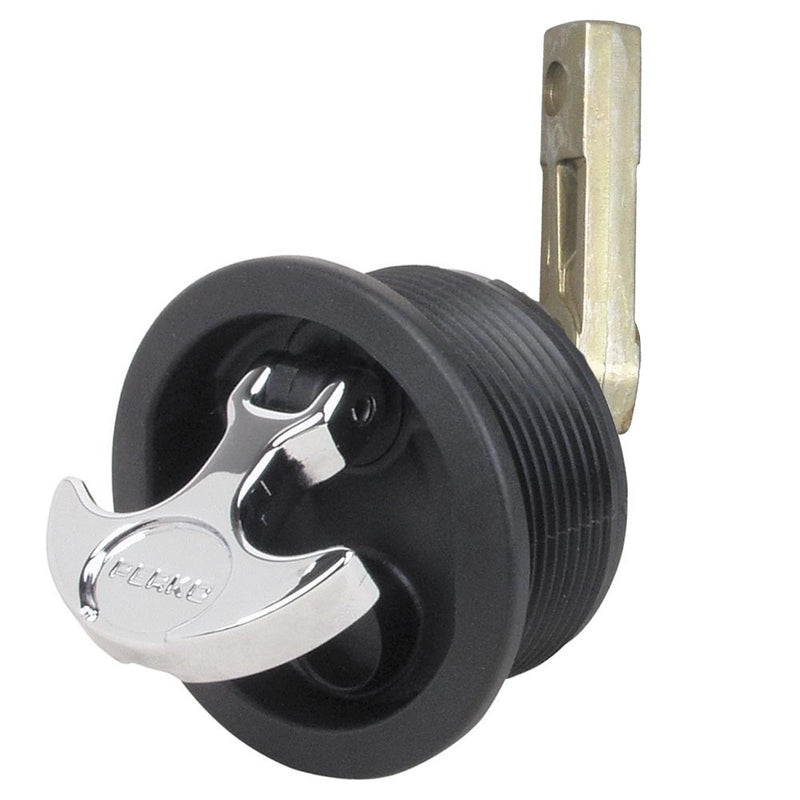 Perko Flush Mount Latch - Straight Cam Bar - 2.5" Hole - Black [1092DP3BLK] - Mealey Marine