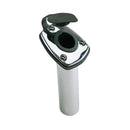 Perko Fishing Rod Holder - 65 Angled Flush Mount - Chrome Plated Zinc [1205DP0CHR] - Mealey Marine