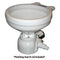 Raritan Sea Era Toilet - Marine Size - Remote Intake Pump - Straight  90 Discharge - Smart Toilet Control - 12v [162MR012] - Mealey Marine