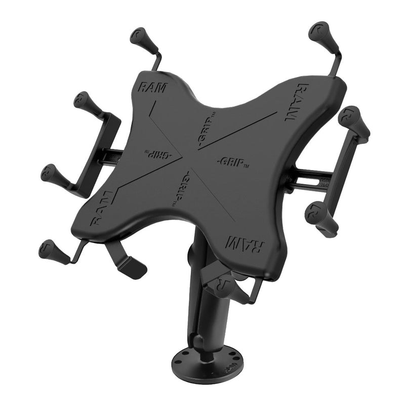 RAM Mount X-Grip III Large Tablet Holder w/ Long Flat Surface Mount [RAM-B-101-C-UN9U] - Mealey Marine