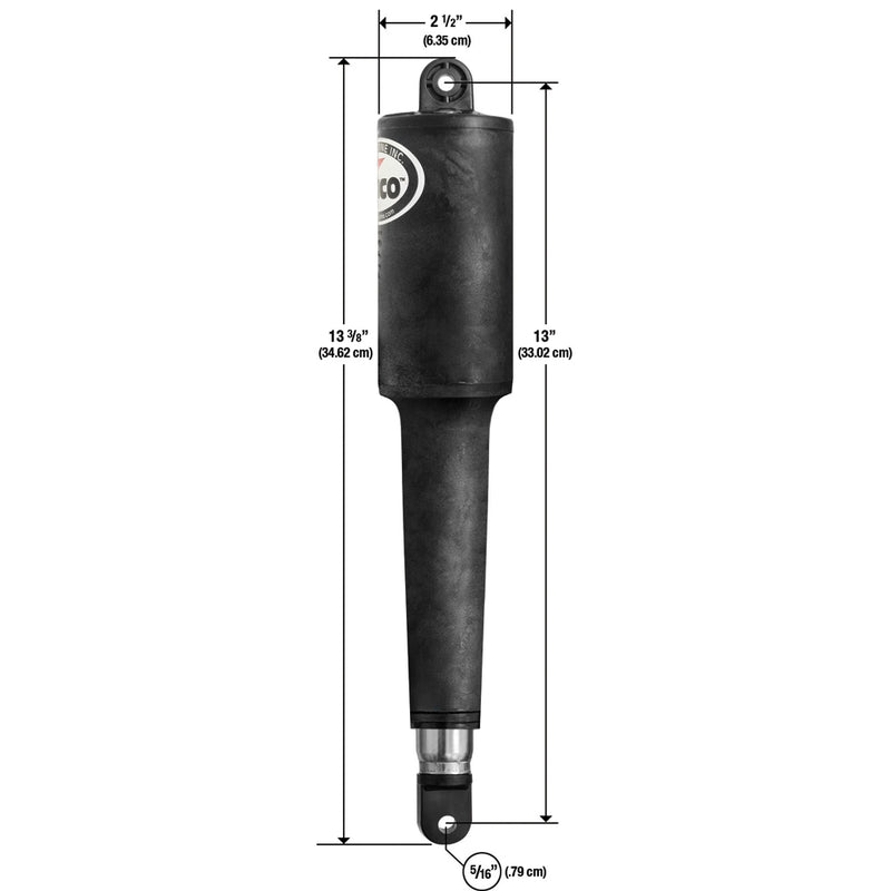 Lenco 102 Series Standard Actuator - 24V - 4-1/4" Stroke [15066-001] - Mealey Marine