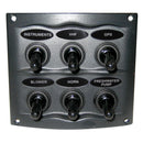 Marinco Waterproof Panel - 6 Switches - Grey [900-6WP] - Mealey Marine