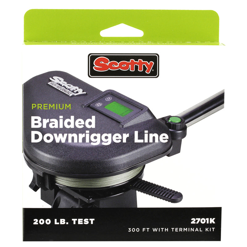 Scotty Premium Power Braid Downrigger Line - 400ft of 200lb Test [2702K] - Mealey Marine