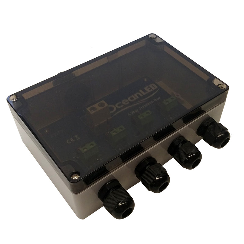 OceanLED Standard 4-Way Junction Box [019901] - Mealey Marine