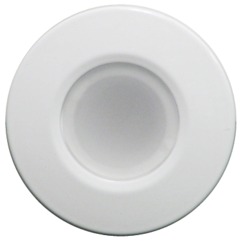 Lumitec Orbit Flush Mount Down Light Spectrum RGBW - White Housing [112527] - Mealey Marine